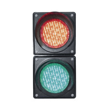 Semáforo / Señalización Rojo y Verde / Diametro 100mm / LED / 110vca.