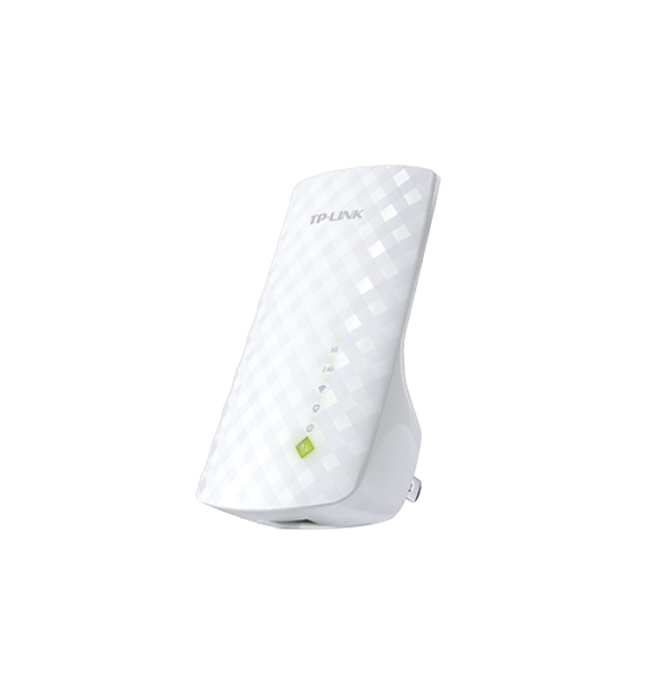 Repetidor / Extensor de Cobertura WiFi AC, 750 Mbps, doble banda 2.4 GHz y 5 GHz, con 1 puerto 10/100 Mbps