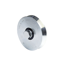 300V / Rueda de 14cm SIN Soporte Para Puertas Corredizas de hasta 270 Kg / Canal Tipo "V"