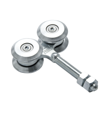 4C Carretilla Grande Para Puertas Colgantes / Fabricada en Acero Galvanizado