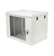Gabinete de Pared 9U con Puerta de Cristal Templado - Rack 19'' - Compra Online