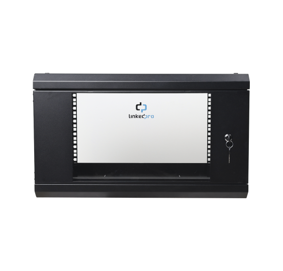 Gabinete de Pared 6U con Puerta de Cristal Templado - Racks y Gabinetes en línea