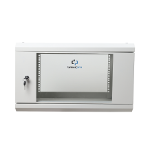 Gabinete de Pared 6U Cristal Templado - Rack de 19''