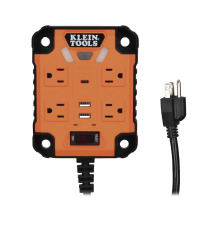 Multicontacto Powerbox 1, con 4 Salidas 120 Vca, 2 USB-A / 1 USB-C, Luces LED Integradas y Soporte Magnético