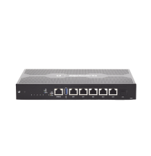 EdgeRouter 6 PoE pasivo 24 V, con 5 puertos 10/100/1000 Mbps + 1 puerto SFP, con funciones avanzadas de ruteo