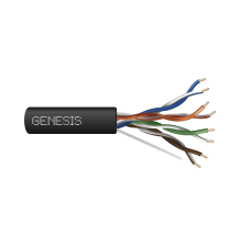 Bobina de Cable UTP Cat6 RISER 305 Metros Negro - Ideal para Redes y CCTV