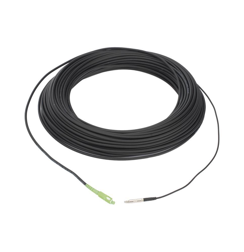 Rollo de Fibra Óptica Drop Redonda G657A2 Monomodo 100m SC/APC | Fibra Óptica y FTTH/PON