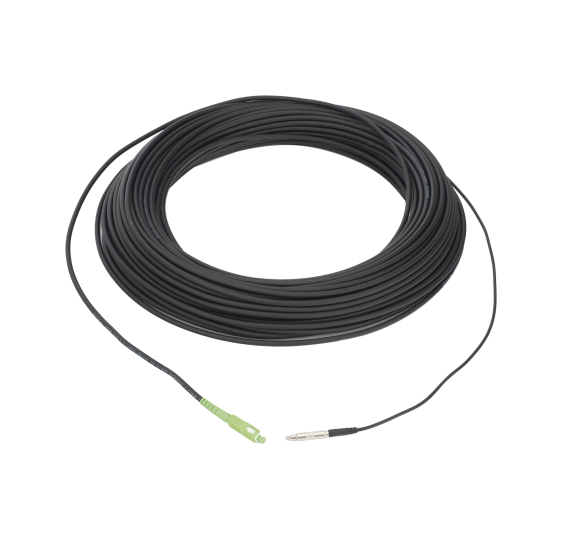 Rollo de Fibra Óptica Drop Redonda G657A2 Monomodo 100m SC/APC | Fibra Óptica y FTTH/PON