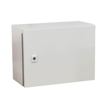 Gabinete de Acero IP66 Uso en Intemperie (500 x 300 x 300 mm) con Placa Trasera Interior Metálica y Compuerta Inferior Atornilla