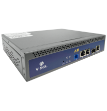 OLT de 1 puerto GPON SC/UPC + 3 puertos Uplink (2 puertos Gigabit Ethernet + 1 puerto SFP/SFP+) , hasta 128 ONUS,