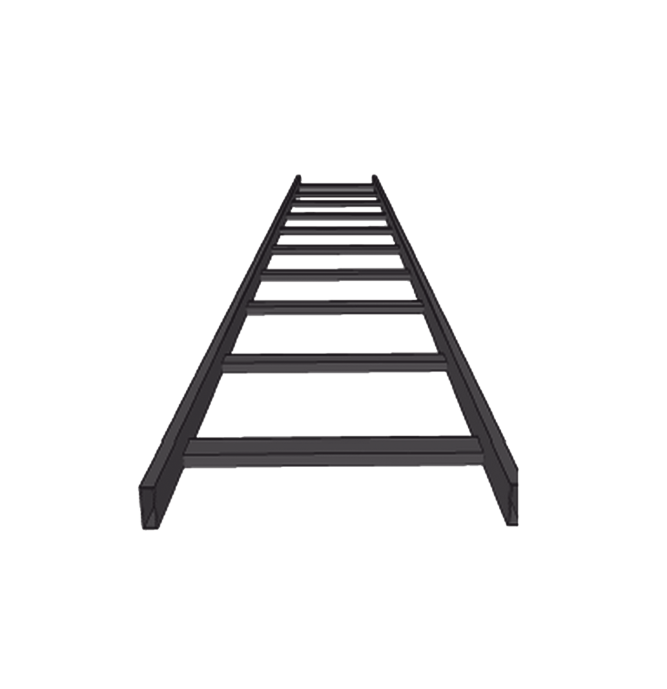 Escalera Tubular 1.5" x 12" 3.05 Metros - Charafil