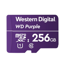 Memoria microSD de 256 GB PURPLE, Especializada Para Videovigilancia, 10 VECES MAYOR DURACIóN, 3 AÃ‘OS DE GARANTIA