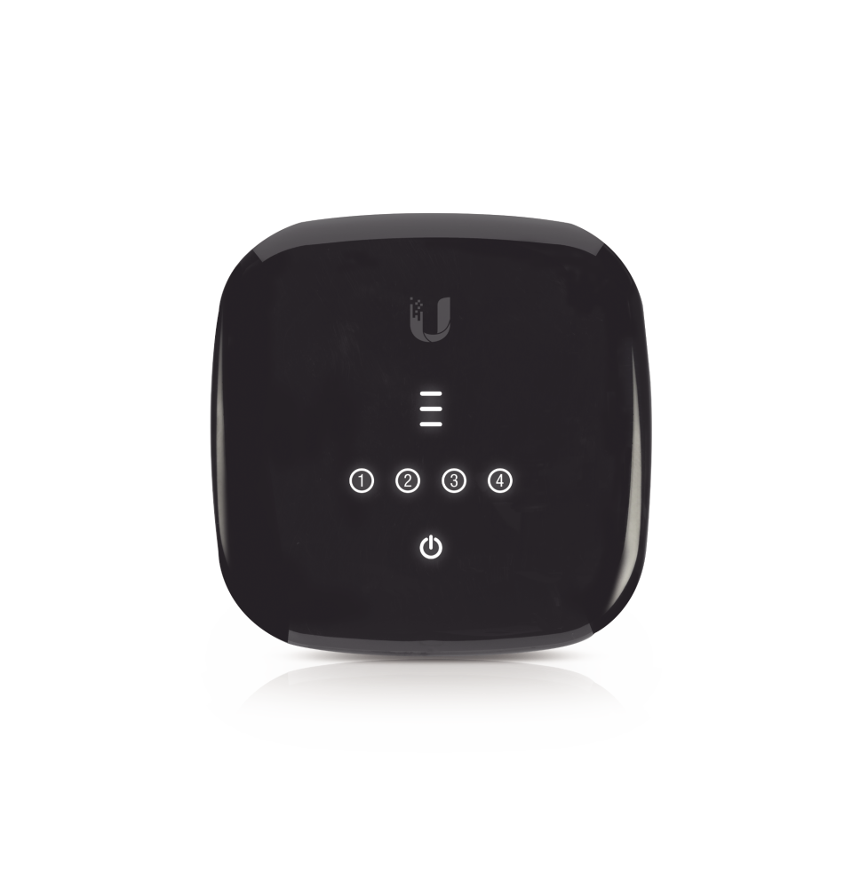 UFiber WiFi 802.11n GPON ONU, Unidad de red óptica con 1 puerto WAN GPON (SC/APC) + 4 puertos LAN Gigabit Ethernet