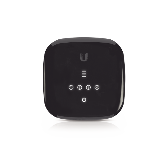 UFiber WiFi 802.11n GPON ONU, Unidad de red óptica con 1 puerto WAN GPON (SC/APC) + 4 puertos LAN Gigabit Ethernet