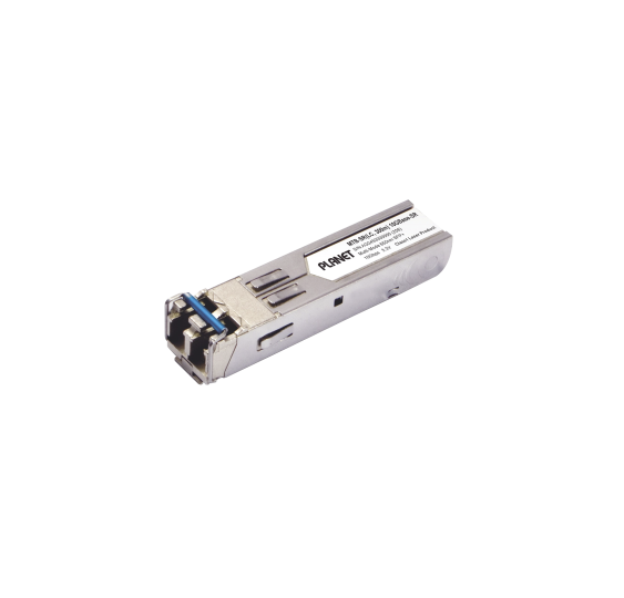 Transceptor Industrial, SFP de 10 G, Conector LC, Fibra Multimodo, Hasta 300 m, Soporta temperaturas de -40 a 85Â°C.