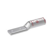 Zapata de compresión Aluminio LAB750-12-24R para cal. 750 Kcmil, Doble barreno para tornillo prisionero de 1/2, Espaciado de ori