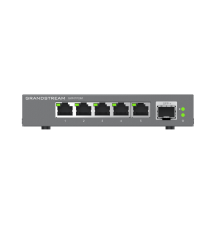 Switches de red Multi-Gigabit de 2.5G No Administrable / 5 Puertos RJ45 de 100/1000/2500Mbps / 1 puerto de fibra SFP+