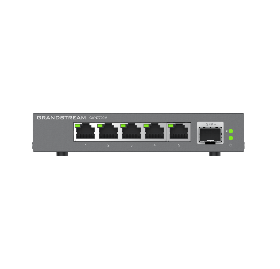 Switches de red Multi-Gigabit de 2.5G No Administrable / 5 Puertos RJ45 de 100/1000/2500Mbps / 1 puerto de fibra SFP+