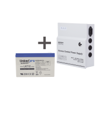 Kit / Fuente regulada de 11 - 15 V @ 5A / Capacidad de respaldo / Modelo ACPST1205 + Batería incluida LK712