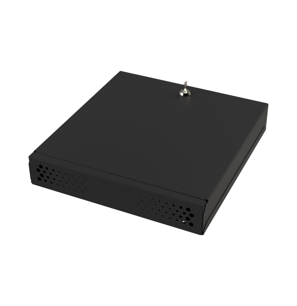 Gabinete Metálico para DVR/NVR. TamaÃ±o Max. de DVR/NVR: 445 x 88 x 400mm (An.xAl.xProf.). Compatible con Fuente SLIM.