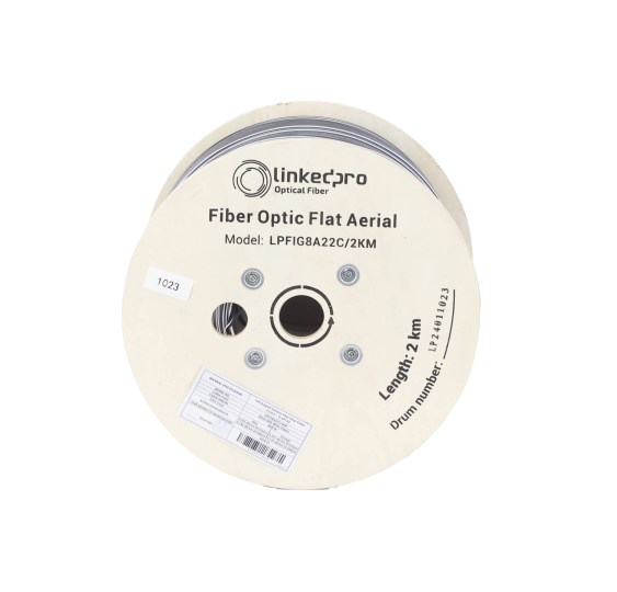 Carrete de Fibra Óptica Aérea Mini Figura 8 G.657A2 - 2 Km