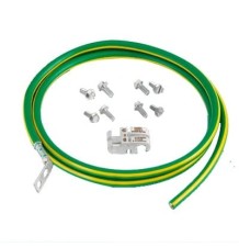 Kit de Jumper para Conexión de Gabinete o Rack de Telecomunicaciones a Barra de Tierra Física, 6 AWG, 1.52 m de Largo