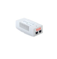 Inyector POE Para Aplicación Solar, Entrada 10-15 Vcc, Salida en 56 Vcc, 802.3 af/at, 10/100/1000 Mbps, Hasta 35 Watts