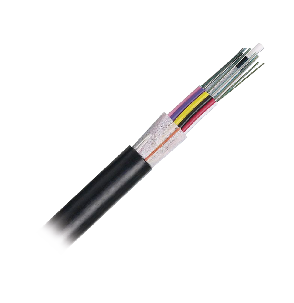 Cable de Fibra óptica de 6 hilos, OSP (Planta Externa), No Armada (DielÃ©ctrica), 250um, Monomodo OS2, Precio Por Metro