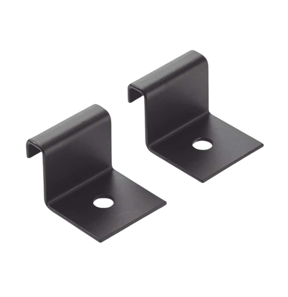 Kit de Soporte Vertical a Pared para Charola Tipo Escalerilla - Acero Negro