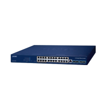 Switch PoE Administrable Capa 3, 24 Puertos Gigabit, Hasta 480 W, 8 Puertos 802.3bt, 16 Puertos 802.3at, 4 Puertos SFP 10G