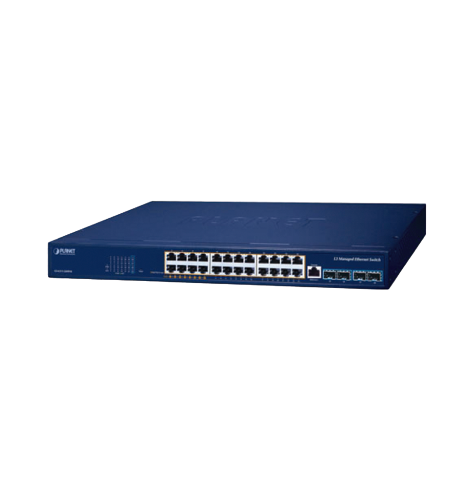 Switch PoE Administrable Capa 3, 24 Puertos Gigabit, Hasta 480 W, 8 Puertos 802.3bt, 16 Puertos 802.3at, 4 Puertos SFP 10G