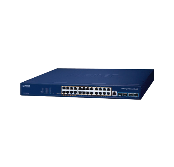 Switch PoE Administrable Capa 3, 24 Puertos Gigabit, Hasta 480 W, 8 Puertos 802.3bt, 16 Puertos 802.3at, 4 Puertos SFP 10G