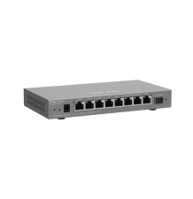 Router Balanceador con Función SD-WAN, 8 puertos gigabit y 1 puerto SFP, soporta 4x WAN configurables, hasta 200 clientes.