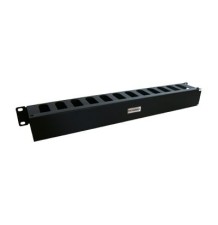 Organizador de cables horizontal de 19, 1UR