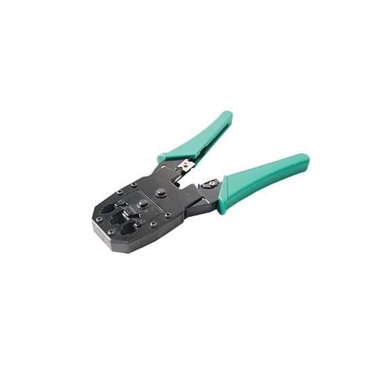 Pinzas para plegar (Ponchadoras) cables RJ11 RJ12 RJ45 telefónicos y cables de red Cat5e Cat6 Cat6a y con Cavidades