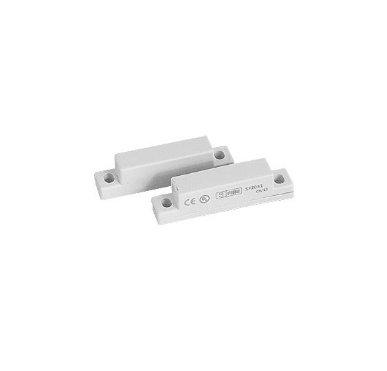 Contacto magnético para puertas y ventanas color blanco / GAP 33 mm