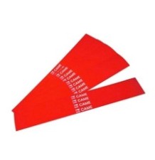 Paquete de 20 bandas reflectantes rojas para mástil 001-G0401001-G0601 CAME