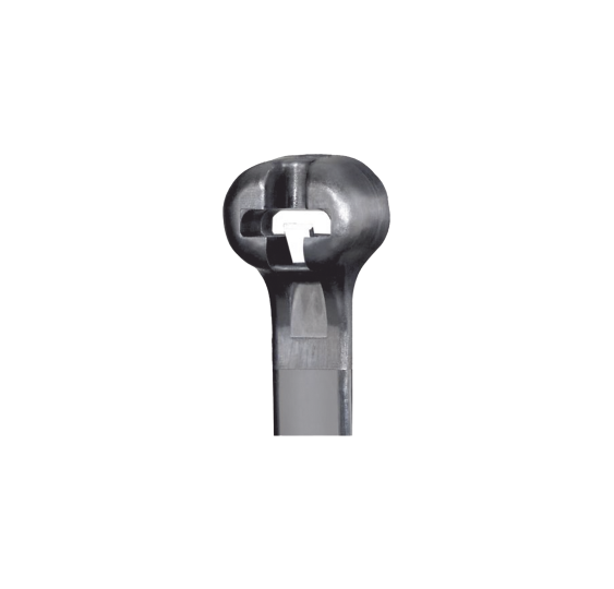 Cincho de Nylon 6.6 Dome-Top® con Bloqueo de Acero Inoxidable - Paquete de 100pz