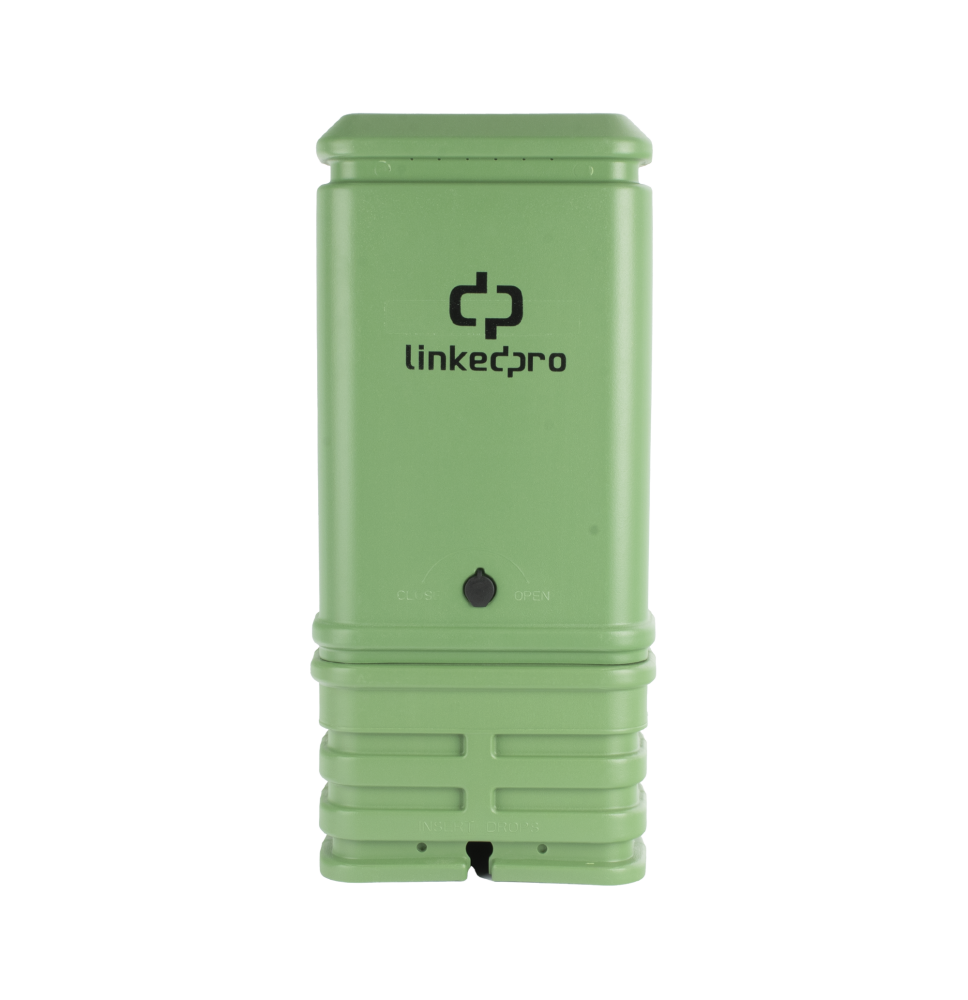 Pedestal Verde para Cajas de Empalme de Fibra Óptica | LP-PHPE-CT