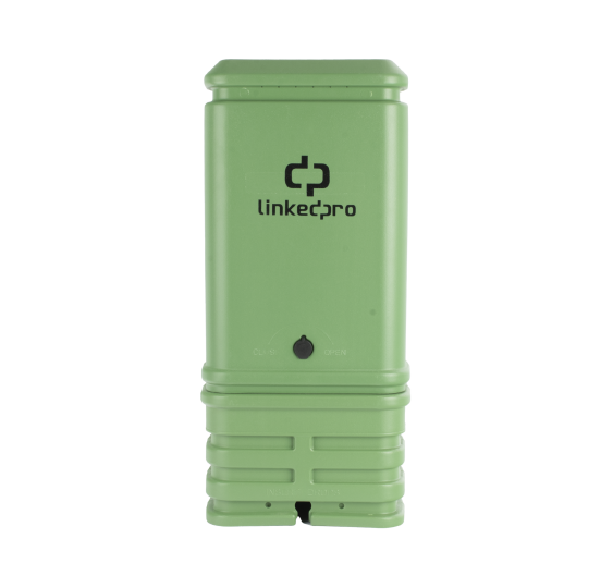 Pedestal Verde para Cajas de Empalme de Fibra Óptica | LP-PHPE-CT