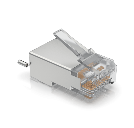 Conectores RJ45 Blindados - Paquete de 100 | Tienda en Línea