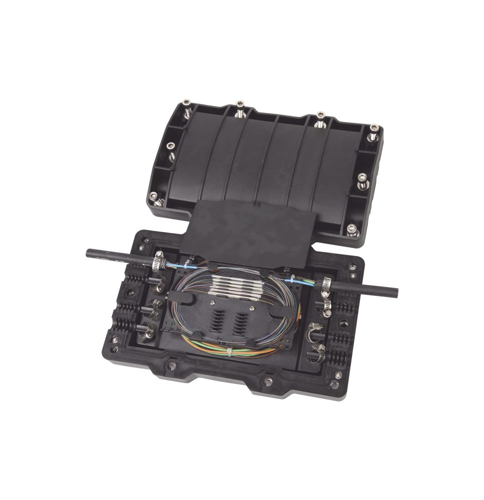 Caja de Distribución de Fibra Óptica Horizontal - Hasta 48 Empalmes IP68