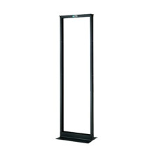 Rack de Dos Postes Estándar de 19 in - Aluminio Negro | Racks y Gabinetes