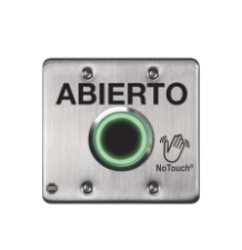 Interruptor IR NoTouch de Acero Inoxidable Salida Doble ABIERTO