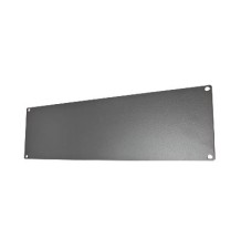 Tapa Ciega para Rack de 19in, de 3UR, Color Negro