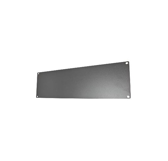 Tapa Ciega para Rack de 19in, de 3UR, Color Negro