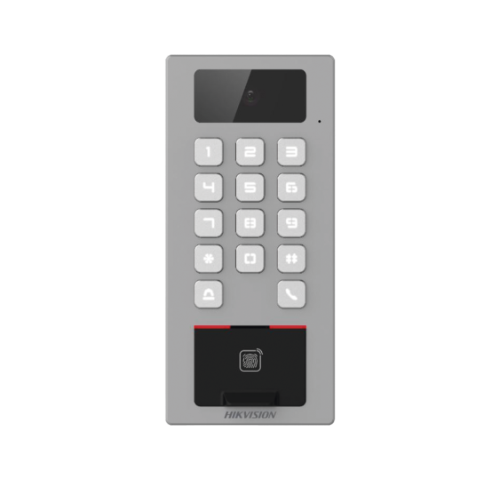 Lector Biometrico con Teclado para Exterior Antivandálico IP65 & IK09 con función de Videoportero Multiapartamento /