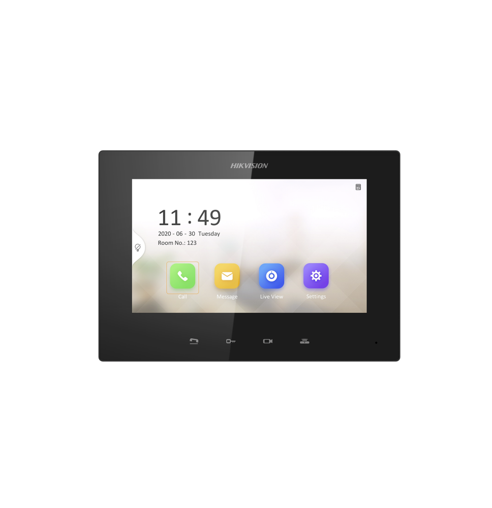 Monitor IP Lite TOUCH 7" para Videoportero IP / Ví­deo en Vivo / PoE Estándar / Apertura Remota / Llamada Entre
