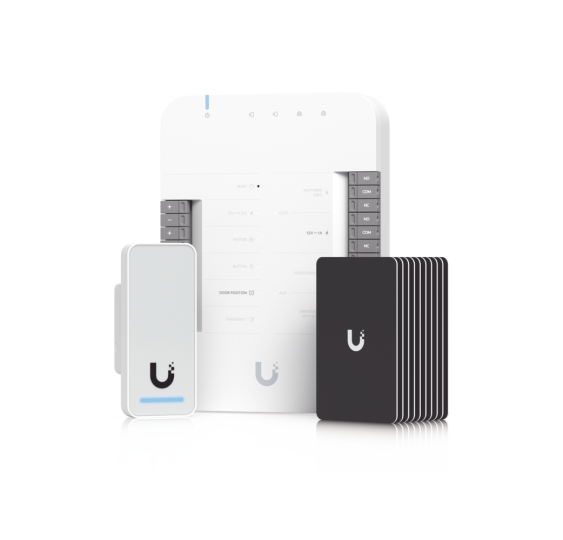 UniFi Access Kit de Inicio Gen 2 Incluye Hub para conexiones lector NFC y movimiento / 10 tarjetas de acceso / s