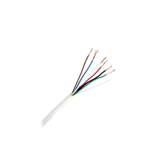 Bobina de 305 Metros / 6 x 22 AWG  / Cable de Cobre / Tipo CMR / Para Interior / Para Aplicaciones de Control de